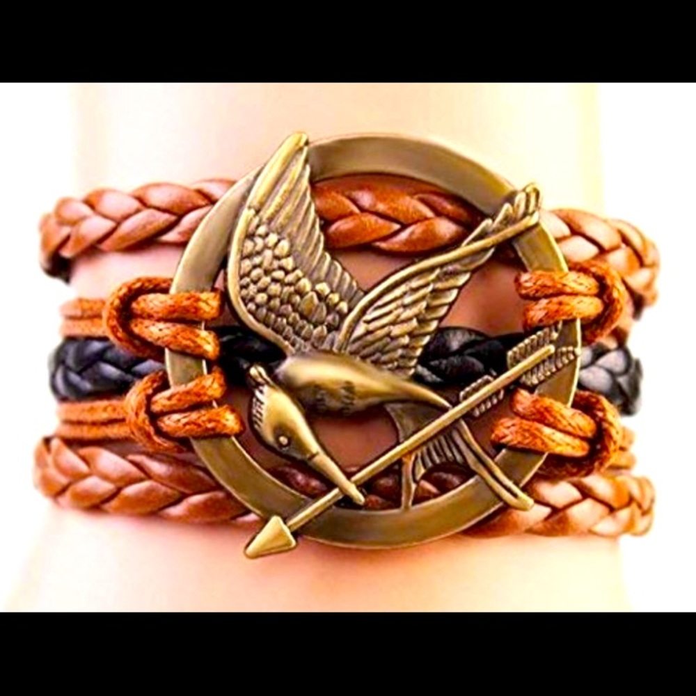 NWT Braided Mockingjay bracelet